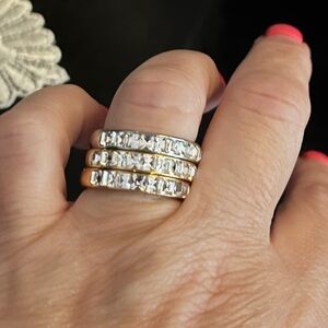 NEW Brosway Italia RoseGold Cubic Zirconia Ring size 9 - From Italy